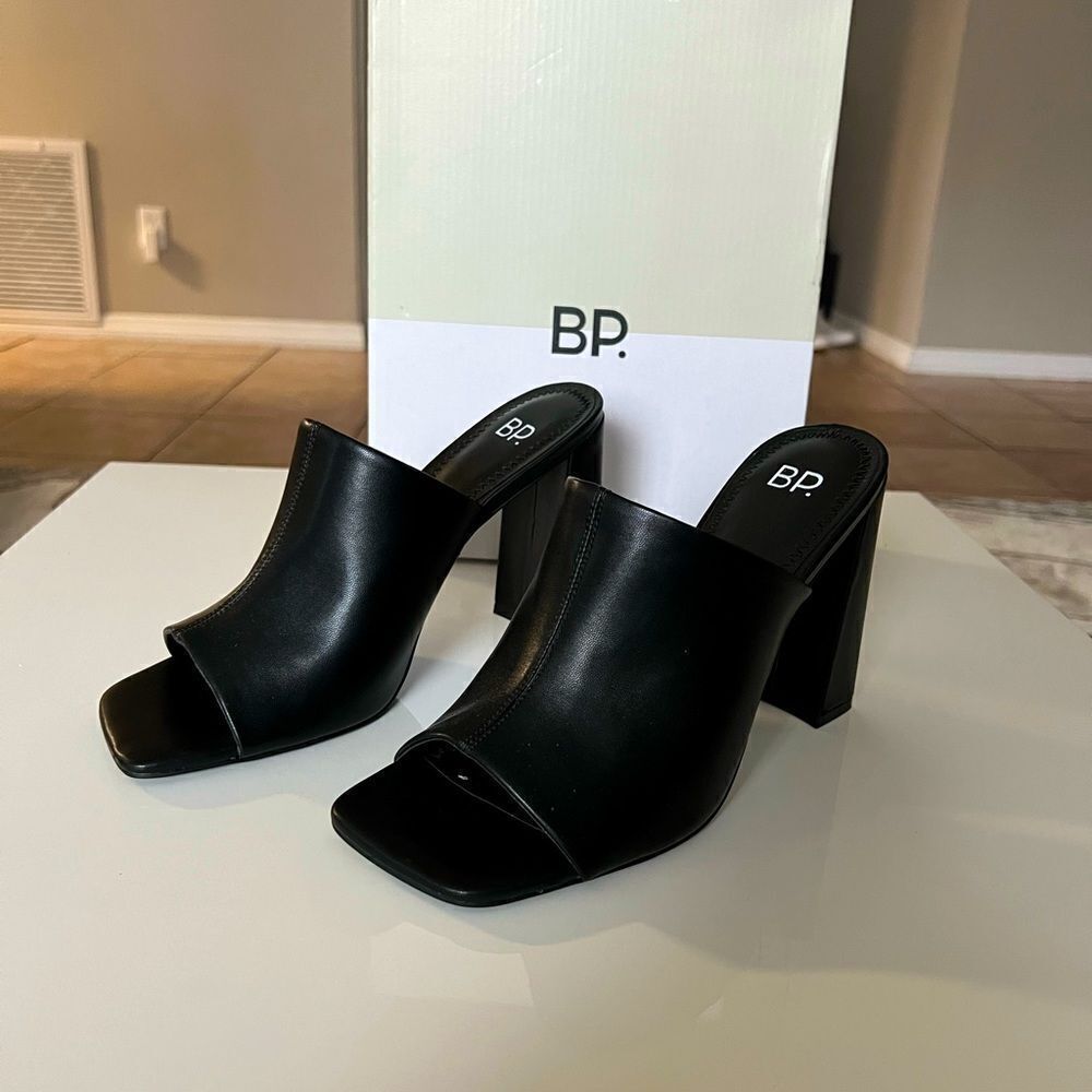 Black BP Mules for Women